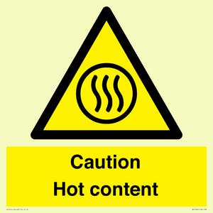 Caution Hot content